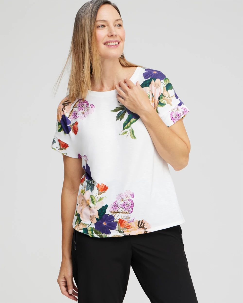 ⭐️T⭐️ Zenergy® Floral Tee | Chico's